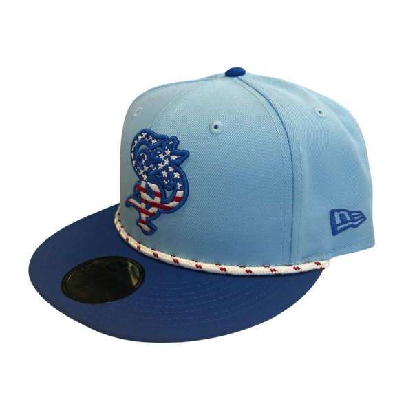 Saints 2025 On-Field 59Fifty 4th of July Cap