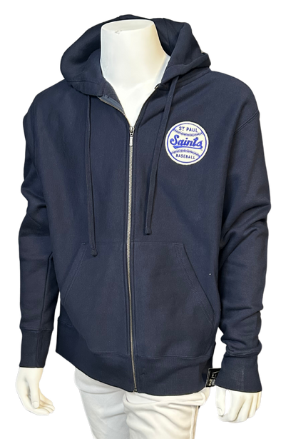 Saints Navy Zip-up Sweatshirt