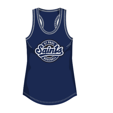 Women's Plus Size Navy Flowy Tank Top