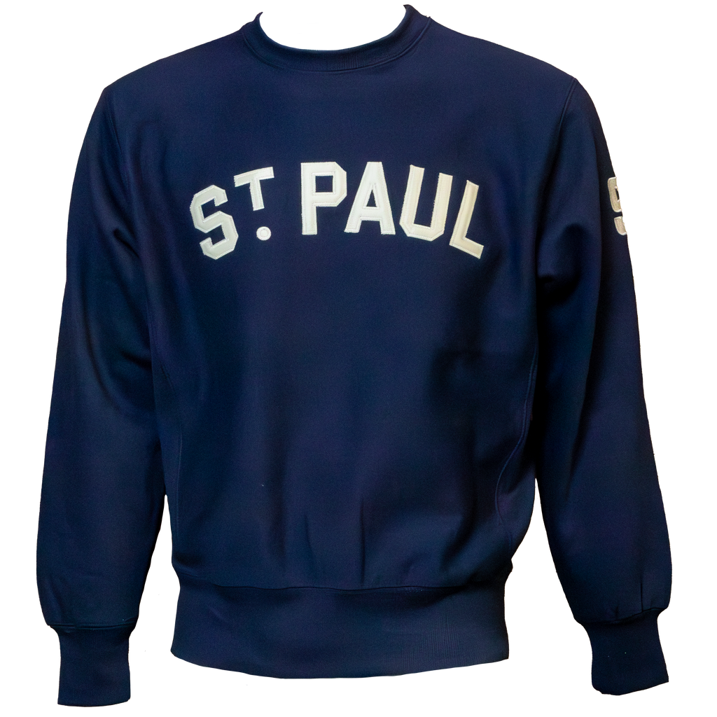 St. Paul Saints St. Paul Logo Tackle Twill Crew Neck Sweatshirt