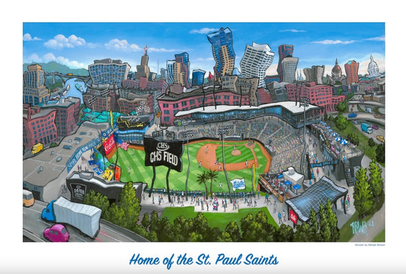 Saints Home of the Saints Print - Unframed