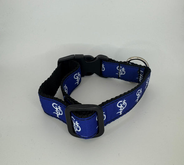 Saints 1" Ribbon Logo Dog Collar
