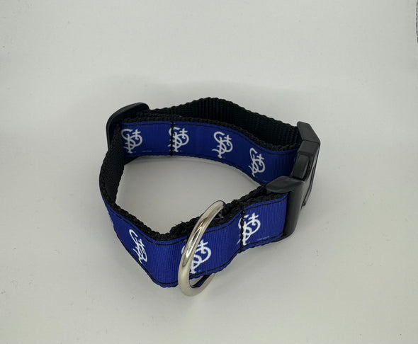 Saints 1" Ribbon Logo Dog Collar
