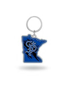 Saints Minnesota Shaped Keychain