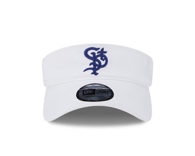 Saints New Era White Classic Visor