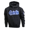 Black Saints Tackle Twill Script Logo Hoodie