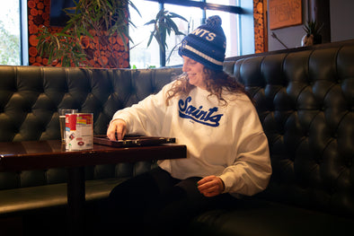 Saints Nike Women's Phoenix Boxy Cut Crew Neck Sweatshirt